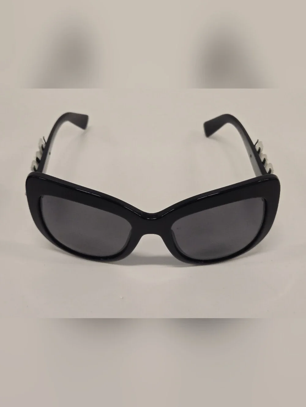 DOLCE & GABBANA Cat Eye Sunglasses‎ Black White Roses